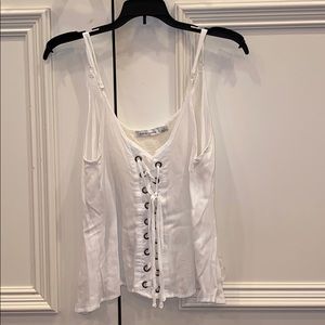 White Tank-top Blouse